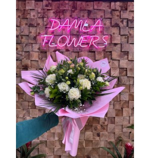 PEMBE PAKET BEYAZ LİSİANTHUS